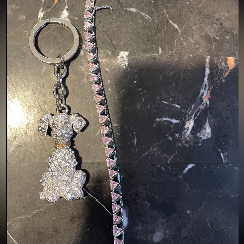 Woman’s braclet and Lab key chain